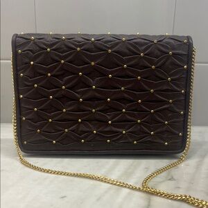 Morris Moskowitz Genuine Leather Elegant Brown Handbag or Clutch